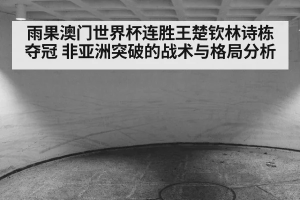 雨果澳门世界杯连胜王楚钦林诗栋夺冠 非亚洲突破的战术与格局分析